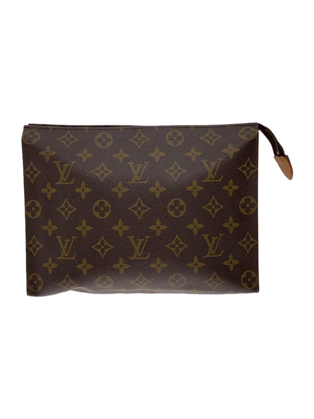 LOUIS VUITTON Pochette Toilette Canvas Brown